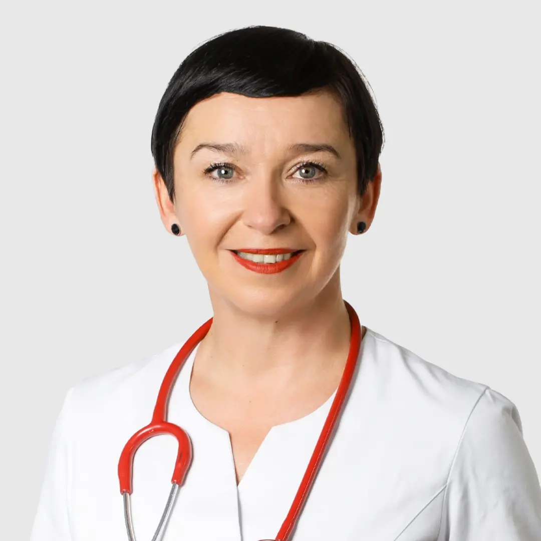 Postać przedstawiająca lekarza Małgorzatę Oleksyszyn